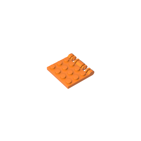 Gobricks,Hinge Plate 3 x 4 Locking Dual 2 Finger,44570,50337