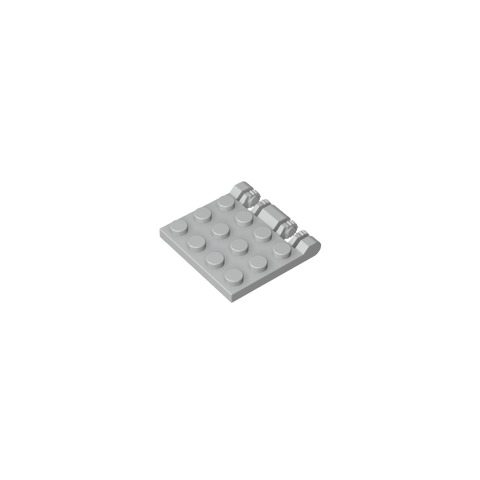 Gobricks,Hinge Plate 3 x 4 Locking Dual 2 Finger,44570,50337