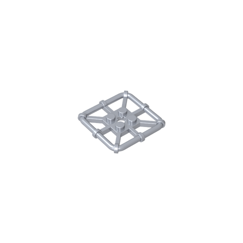 Gobricks,Plate Special 2 x 2 with Bar Frame Square,30094
