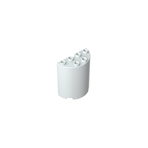 Gobricks,Cylinder Half 2 x 4 x 4,6259,6218,20430,35280