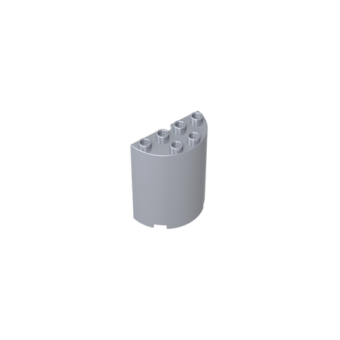Gobricks,Cylinder Half 2 x 4 x 4,6259,6218,20430,35280