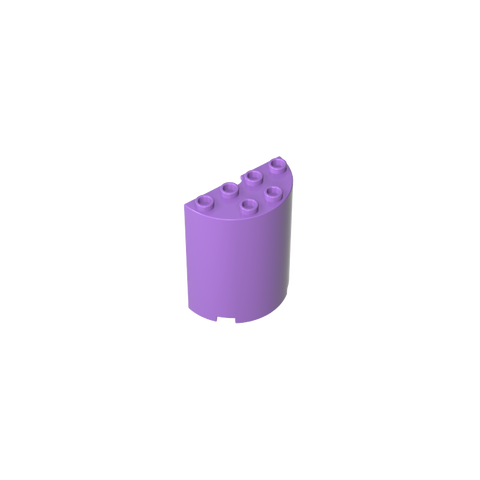 Gobricks,Cylinder Half 2 x 4 x 4,6259,6218,20430,35280