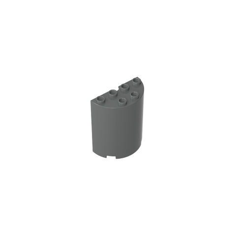 Gobricks,Cylinder Half 2 x 4 x 4,6259,6218,20430,35280