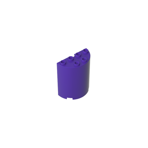 Gobricks,Cylinder Half 2 x 4 x 4,6259,6218,20430,35280