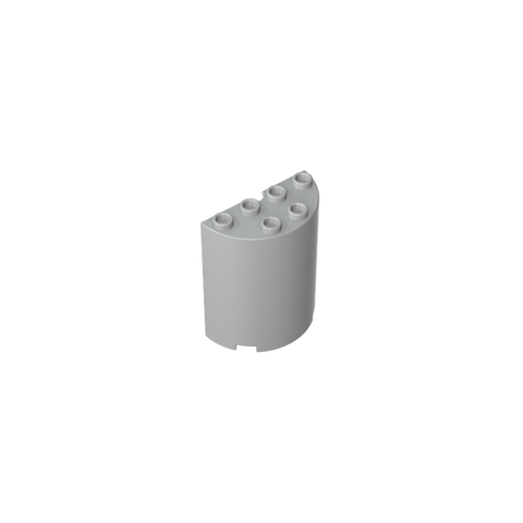 Gobricks,Cylinder Half 2 x 4 x 4,6259,6218,20430,35280