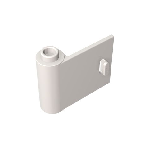 Gobricks,Door 1 x 3 x 2 Left - Open Between Top and Bottom Hinge,92262,3189,3189a