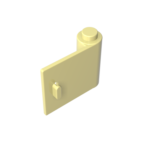 Gobricks,Door 1 x 3 x 2 Right - Open Between Top and Bottom Hinge,92263,3188,3188a