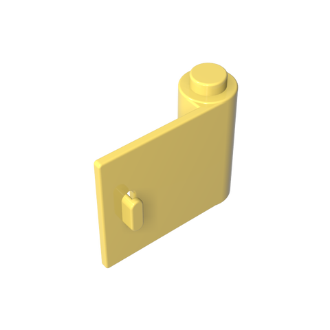 Gobricks,Door 1 x 3 x 2 Right - Open Between Top and Bottom Hinge,92263,3188,3188a