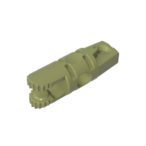 Gobricks,Hinge Cylinder 1 x 3 Locking with 1 Finger and 2 Fingers On Ends, with Hole,30554b,30554,30554a,54662