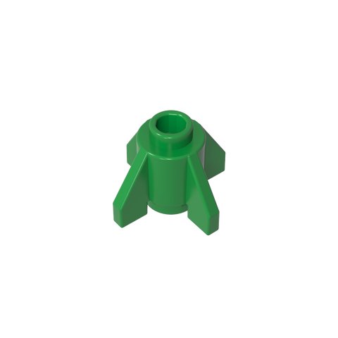 Gobricks,Brick Round 1 x 1 with Fins, Open Stud,4588,52394