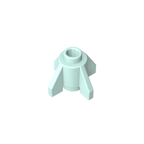 Gobricks,Brick Round 1 x 1 with Fins, Open Stud,4588,52394