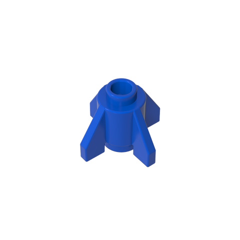 Gobricks,Brick Round 1 x 1 with Fins, Open Stud,4588,52394