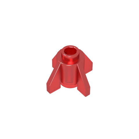 Gobricks,Brick Round 1 x 1 with Fins, Open Stud,4588,52394