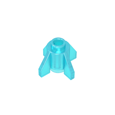 Gobricks,Brick Round 1 x 1 with Fins, Open Stud,4588,52394