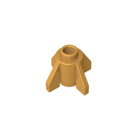 Gobricks,Brick Round 1 x 1 with Fins, Open Stud,4588,52394