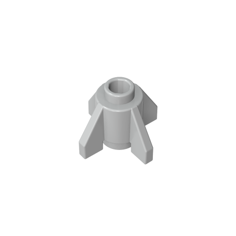 Gobricks,Brick Round 1 x 1 with Fins, Open Stud,4588,52394