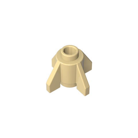 Gobricks,Brick Round 1 x 1 with Fins, Open Stud,4588,52394