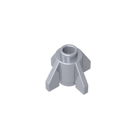 Gobricks,Brick Round 1 x 1 with Fins, Open Stud,4588,52394