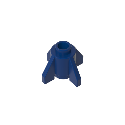 Gobricks,Brick Round 1 x 1 with Fins, Open Stud,4588,52394