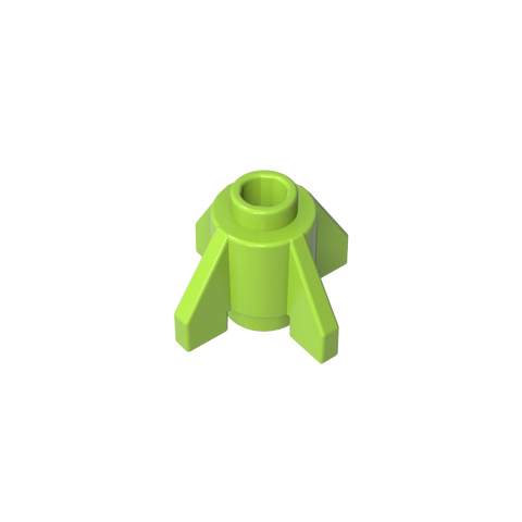 Gobricks,Brick Round 1 x 1 with Fins, Open Stud,4588,52394