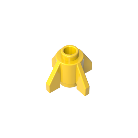 Gobricks,Brick Round 1 x 1 with Fins, Open Stud,4588,52394
