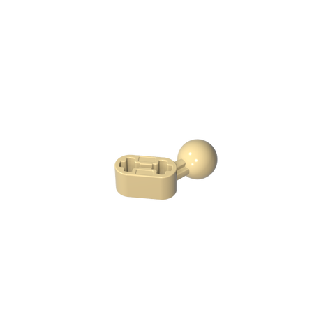 Gobricks,Technic Beam 1 x 2 with Ball Joint Angled,50923,59141