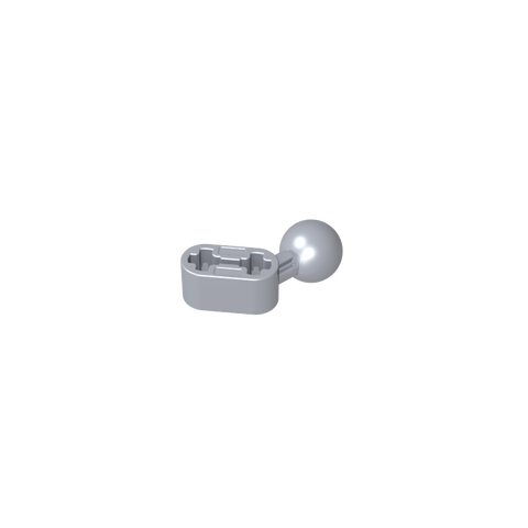 Gobricks,Technic Beam 1 x 2 with Ball Joint Angled,50923,59141