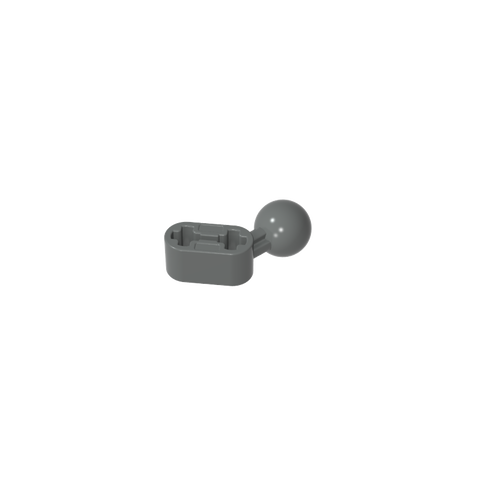 Gobricks,Technic Beam 1 x 2 with Ball Joint Angled,50923,59141