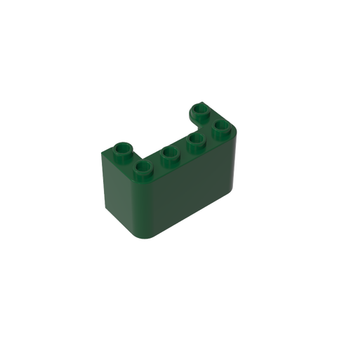 Gobricks,Windscreen 2 x 4 x 2 Vertical,4594,35160