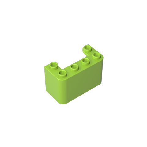 Gobricks,Windscreen 2 x 4 x 2 Vertical,4594,35160