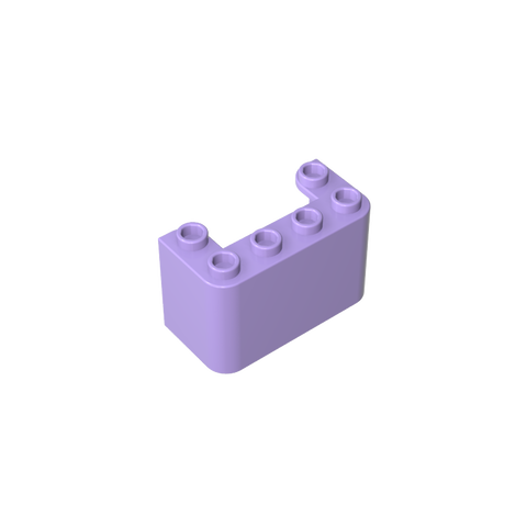 Gobricks,Windscreen 2 x 4 x 2 Vertical,4594,35160