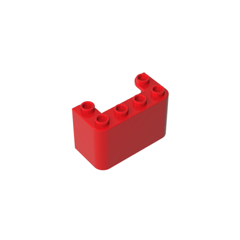Gobricks,Windscreen 2 x 4 x 2 Vertical,4594,35160