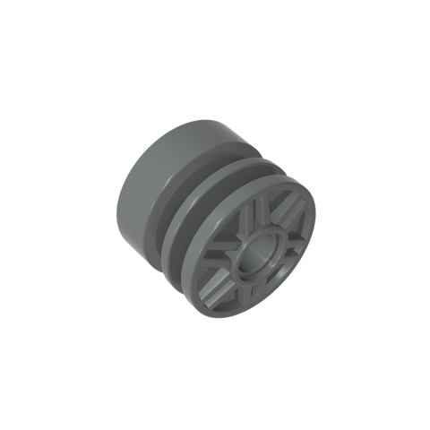 Gobricks,Wheel 18 x 14 with Pin Hole, Fake Bolts and Shallow Spokes,55981,20896,57754,34338