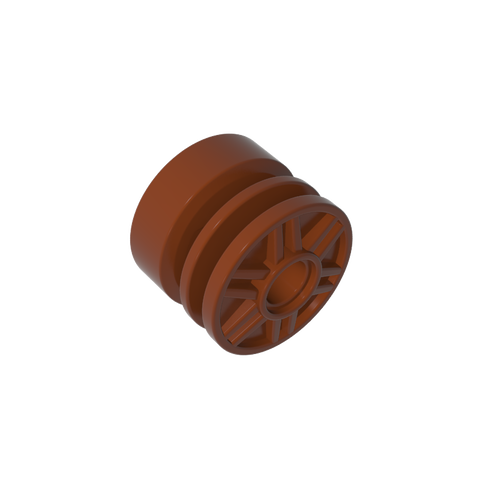 Gobricks,Wheel 18 x 14 with Pin Hole, Fake Bolts and Shallow Spokes,55981,20896,57754,34338