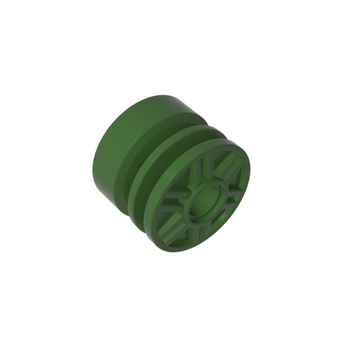 Gobricks,Wheel 18 x 14 with Pin Hole, Fake Bolts and Shallow Spokes,55981,20896,57754,34338