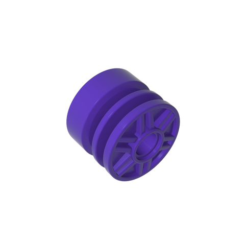 Gobricks,Wheel 18 x 14 with Pin Hole, Fake Bolts and Shallow Spokes,55981,20896,57754,34338