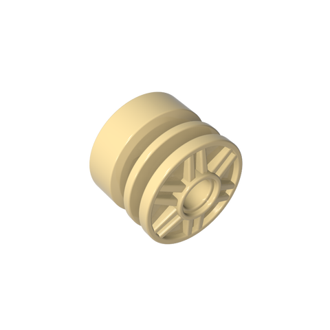 Gobricks,Wheel 18 x 14 with Pin Hole, Fake Bolts and Shallow Spokes,55981,20896,57754,34338