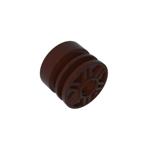 Gobricks,Wheel 18 x 14 with Pin Hole, Fake Bolts and Shallow Spokes,55981,20896,57754,34338