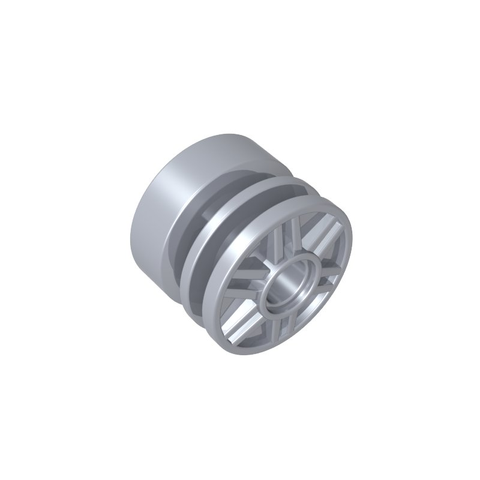 Gobricks,Wheel 18 x 14 with Pin Hole, Fake Bolts and Shallow Spokes,55981,20896,57754,34338