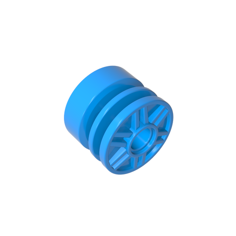 Gobricks,Wheel 18 x 14 with Pin Hole, Fake Bolts and Shallow Spokes,55981,20896,57754,34338