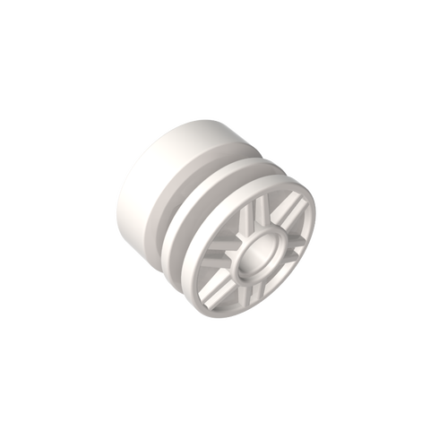 Gobricks,Wheel 18 x 14 with Pin Hole, Fake Bolts and Shallow Spokes,55981,20896,57754,34338