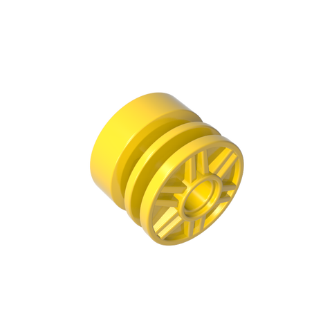 Gobricks,Wheel 18 x 14 with Pin Hole, Fake Bolts and Shallow Spokes,55981,20896,57754,34338