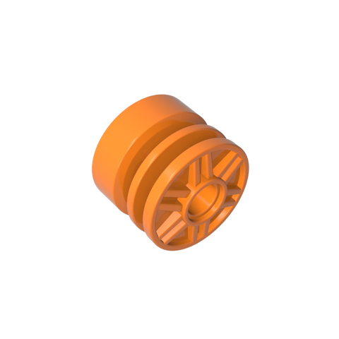 Gobricks,Wheel 18 x 14 with Pin Hole, Fake Bolts and Shallow Spokes,55981,20896,57754,34338