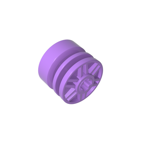Gobricks,Wheel 18 x 14 with Axle Hole, Fake Bolts and Shallow Spokes,55982