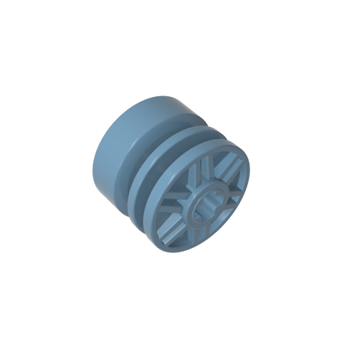 Gobricks,Wheel 18 x 14 with Axle Hole, Fake Bolts and Shallow Spokes,55982