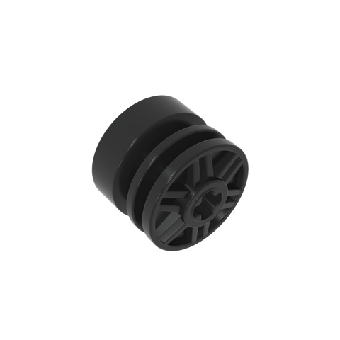 Gobricks,Wheel 18 x 14 with Axle Hole, Fake Bolts and Shallow Spokes,55982