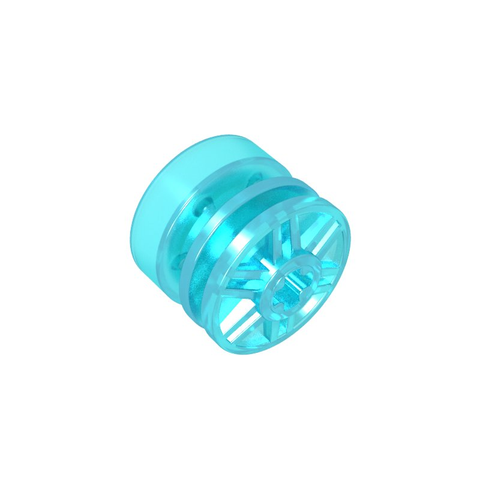 Gobricks,Wheel 18 x 14 with Axle Hole, Fake Bolts and Shallow Spokes,55982