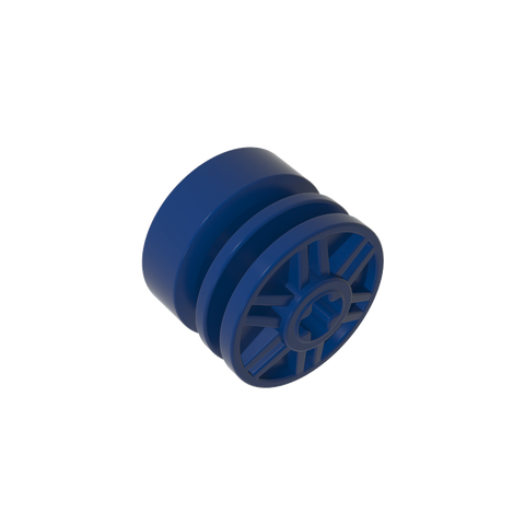 Gobricks,Wheel 18 x 14 with Axle Hole, Fake Bolts and Shallow Spokes,55982