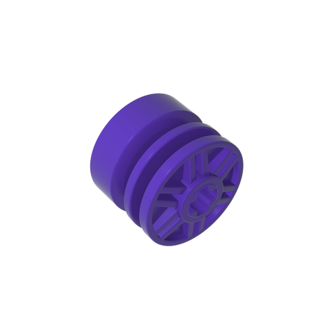 Gobricks,Wheel 18 x 14 with Axle Hole, Fake Bolts and Shallow Spokes,55982