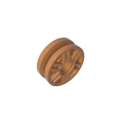 Gobricks,Wheel 18 x 8 with Fake Bolts and Deep Spokes with Inner Ring,13971,56902